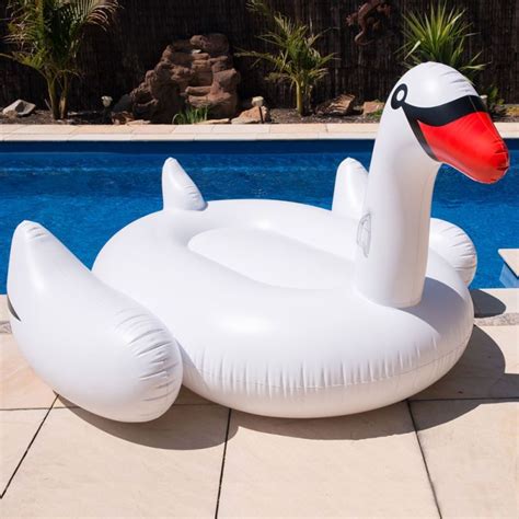 Giant Inflatable Ride On Pool Toy Flamingo Or Swan Inflatable Pool
