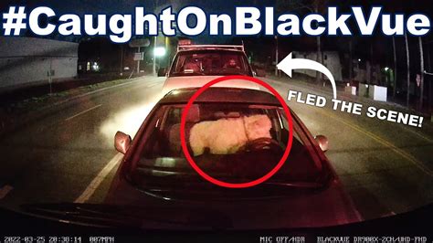 Four Car Crash Dui Hit And Run At An Intersection Caughtonblackvue Blackvue Dash Cameras