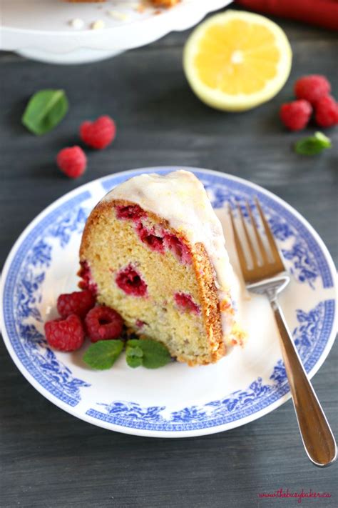 Lemon Raspberry Glazed Bundt Cake Recipe In 2020 Lemon Raspberry Easy Cake Recipes Easy