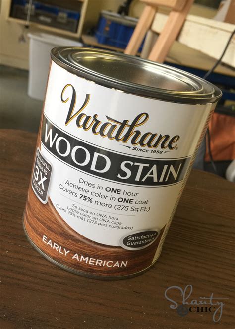 What is the best interior wood stain? DIY Desk - Shanty 2 Chic