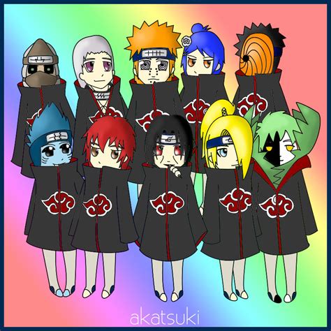 Akatsuki Rainbow By Shinexa On Deviantart