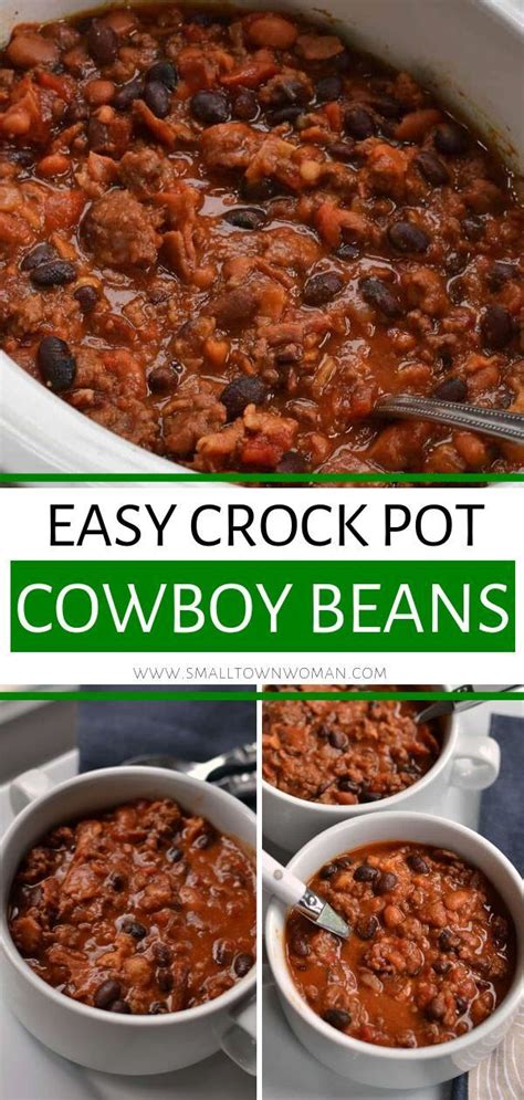 Add corn to the stockpot and season with additional salt and pepper. Easy Crock Pot Cowboy Beans | Recipe | Cowboy beans, Food ...