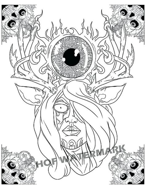And what better way to celebrate than by coming by zombie daily, and checking out the new zombie art! Creepy Coloring Pages For Adults at GetColorings.com ...
