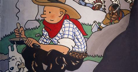 Tintin Cover Sold At Auction For £1m World News Mirror Online