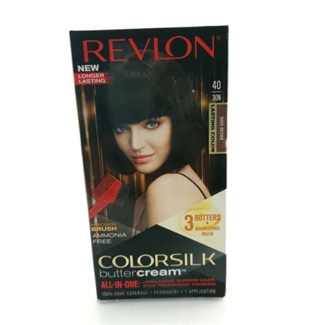 Revlon Colorsilk Butter Cream All In One Dark Brown Lasting Color Usa