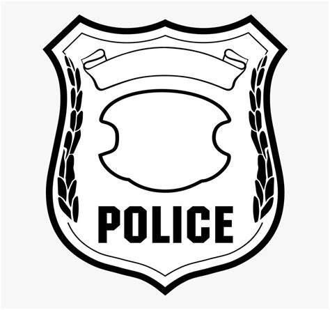 Free firefighter coloring page printable. Police Badge Free Images Clip Art Transparent Png - Police ...
