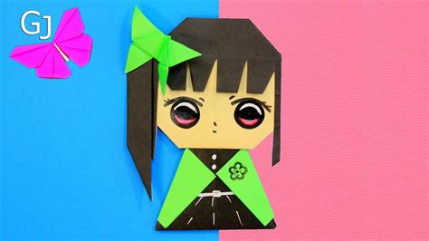 Кукла из бумаги своими руками Origami Paper Doll Diy Handmade Youtube