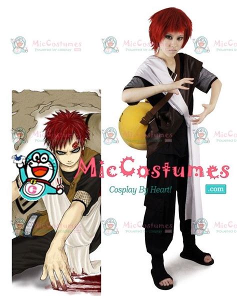 Naruto Shippuuden Black Gaara Cosplay Costume For Sale Gaara Cosplay