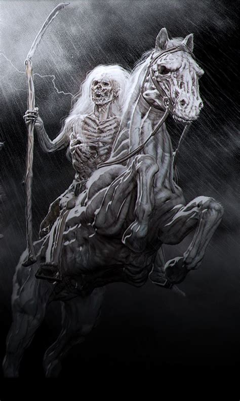 The Four Horsemen By Chokata Detail Grim Reaper Art Horsemen Of