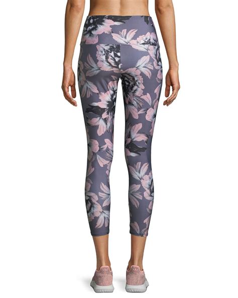 Onzie High-Rise Floral Midi Yoga Leggings | Yoga leggings, Leggings, Capri leggings
