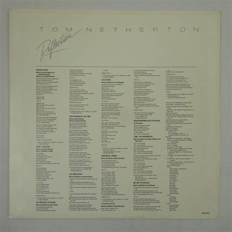 Tom Netherton Vinyl LP Reflection | eBay