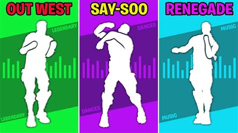 These Legendary Fortnite Dances Have The Best Music 4 Say So Tik Tok