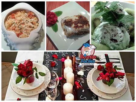 ⭐te contamos las mas ricas para sorprender a tu pareja. Menú Cena Romantica