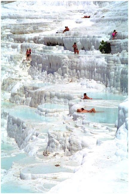 Natural Rock Pools Of Pamukkale Turkey Travel Around