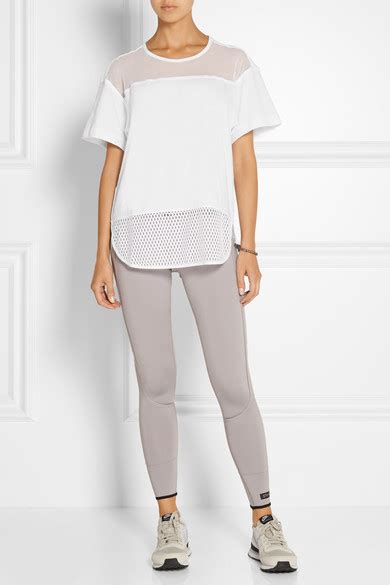 Adidas By Stella Mccartney Studio Climacool® Organic Cotton Jersey
