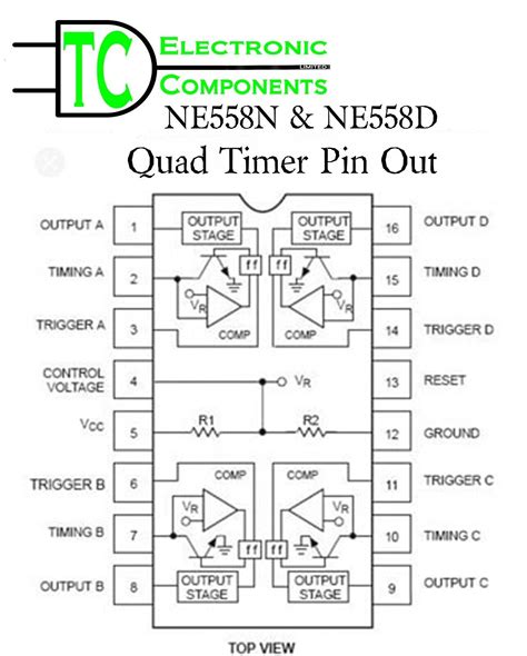 NE558N NE558D Quad Timers Available In DIP Or SOL Packages UK Seller