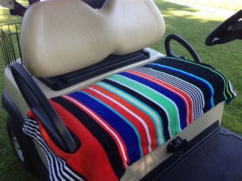 Love Those Stripes Terry Cloth Golf Cart Seat Cover Etsy Golf Carts