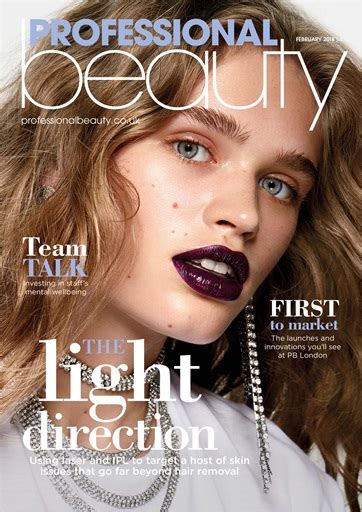 Professional Beauty Magazine Pb February 2018 Back Issue