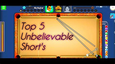 Playing 8 ball pool with friends is simple and quick! Top 5 Unbelievable | 8 Ball Pool | game strike spins ...