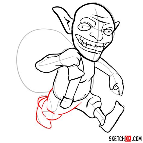How To Draw A Goblin From Coc The Art Of Looting Sketches