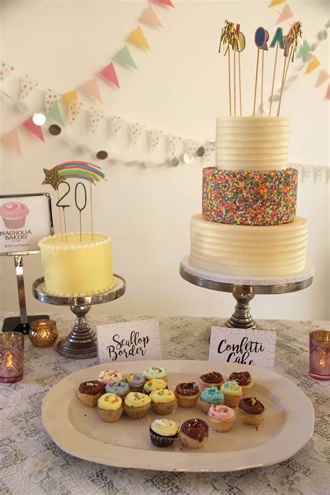 Birthday jell o shots package of 20. fashionably petite: Magnolia Bakery 20th Birthday Party ...
