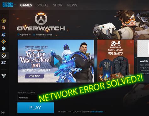 Overwatch Blizzard App Network Error Solved Josh Tam Universe