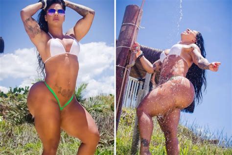 Vanessa Ataídes tenta bater o recorde de maior bumbum do Brasil