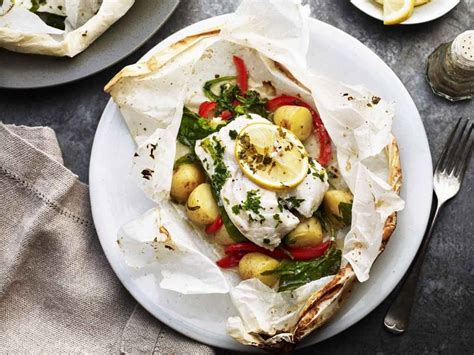 Filets de cabillaud en papillote