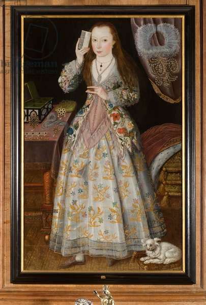 Portrait Of Elizabeth Vernon Countess Of Southampton
