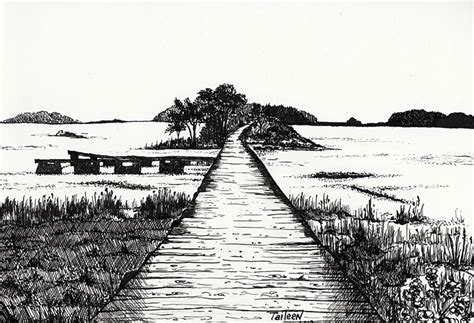 Ink Landscape By Taileendenvers On Deviantart