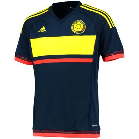 Made by adidas, the new colombia home jersey will be worn during the qualifiers for the 2022 world cup in qatar. Colombia National team Away football shirt 2015/16 ...