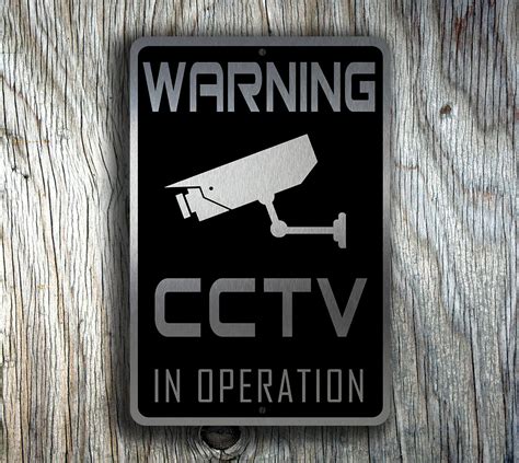 Cctv Surveillance Sign