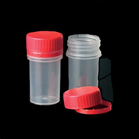 Deltalab 50ml Bulk Wrapped Polypropylene Tamper Evident Containers