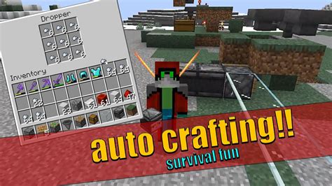 Auto Crafting In Minecraft Youtube
