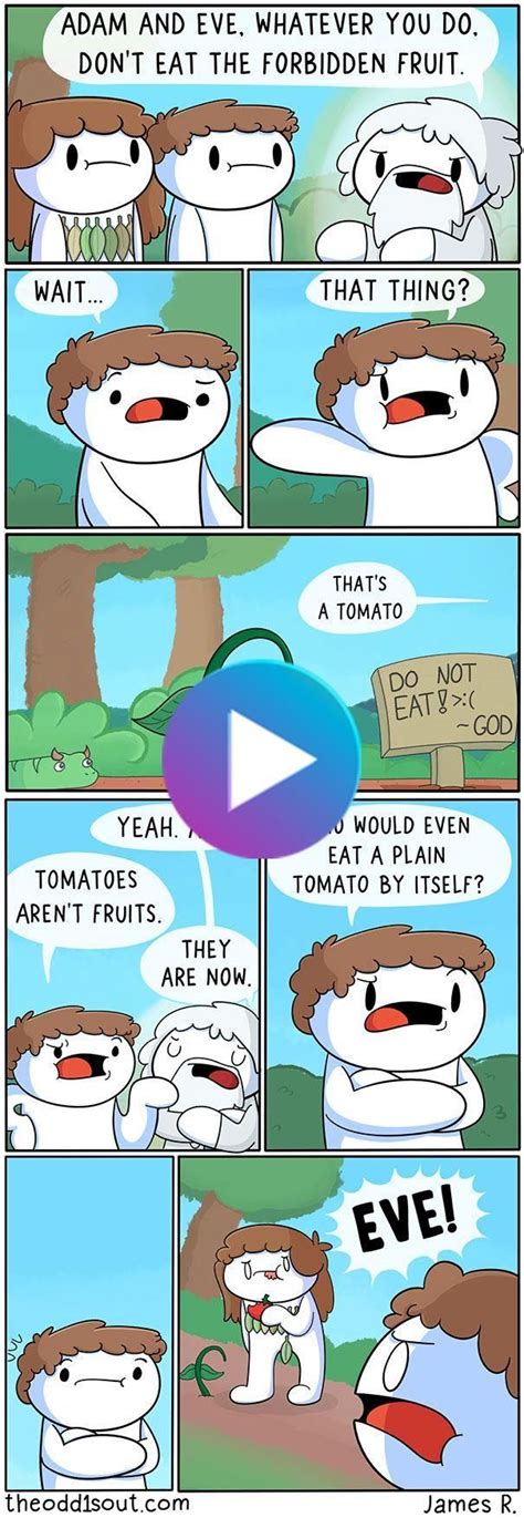 These 275 Funny Comics By Theodd1sout Have The Most Unexpected Endings In 2020 Funny Comics