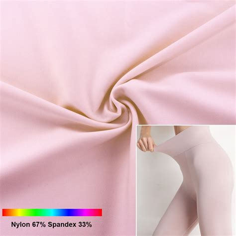 Nylon Spandex Fabric Semi Dull Interlock For Naked Feel Leggings