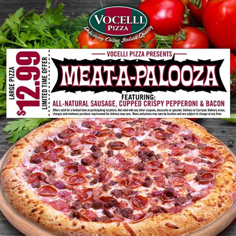 Vocelli Pizza Home Moundsville West Virginia Menu Prices