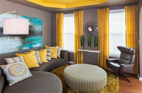 20 Awesome Yellow And Gray Living Room Color Scheme Ideas Living