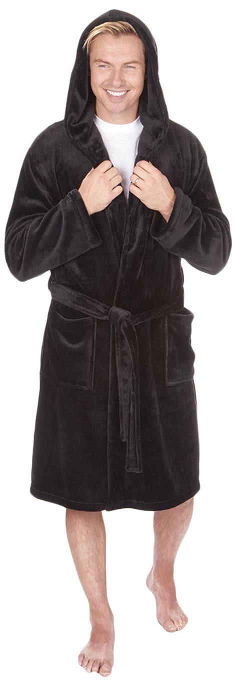 Luxury Mens Flannel Fleece Dressing Gown Robe Housecoat Belt Xmas T Size Ebay