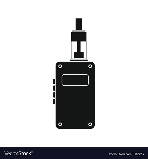 Vaping Device Icon Simple Style Royalty Free Vector Image
