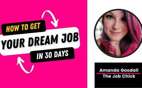 How To Land Your Dream Job In 30 Days Or Less The Job Chick Leading Resume Writer And Career
