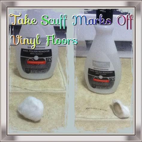 Vinegar is one of those miracle household products. Take those stubborn scuff marks off of vinyl or linoleum ...