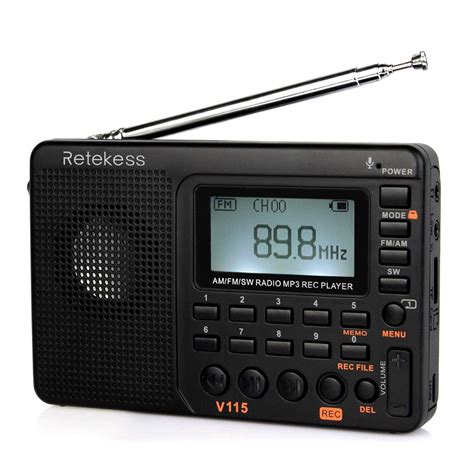 Retekess V115 Portable Shortwave AM Radio