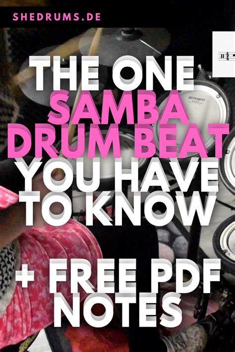 The One Samba Drum Beat You Have To Know She Drums Rock The Kit