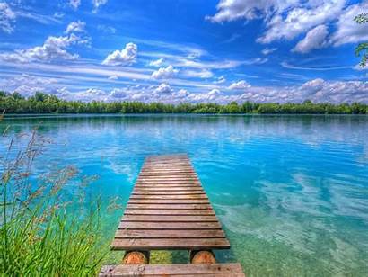 Nature Background Wallpapers Sky Clouds Lake Beauty