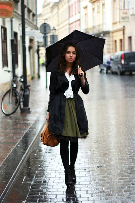 Unfortunately, we still have to eat. Top 10 Best Rainy Day Outfits and Trends for Fall/Winter