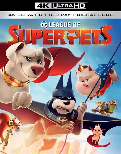 Dc League Of Super Pets Releasing On 4k Blu Ray And Dvd October 4th