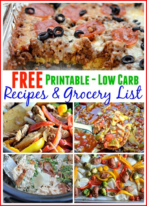 Colorful veggies greens, peppers, avocados, carrots, cucumbers fatty fish, white fish, and seafood. Make these 5 easy and delicious LOW CARB meals for your ...