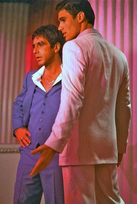 Al Pacino As Tony Montana And Steven Bauer As Manny Ribera In