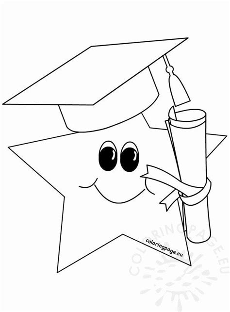 Just print it, trim, fold it graduation party free printables. Graduation Cap Coloring Page Inspirational Graduation Cap ...